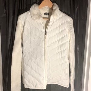 EFFECT - Quilted Sweater Jacket